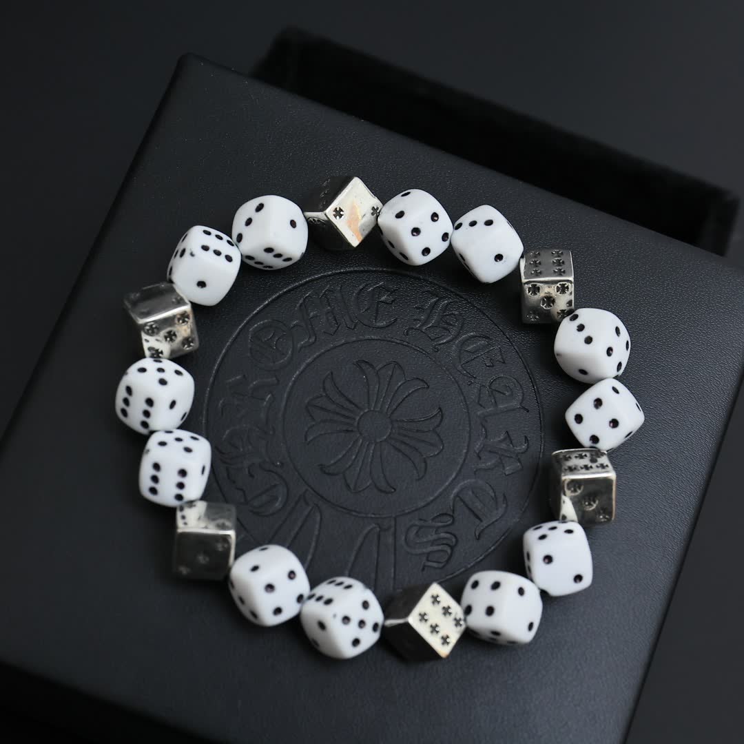 Chrome Hearts Dice Bead Bracelet